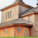 ＦＩＮＥ ＲＯＡＤ（１０８） ベラルーシ（１） 野外建築博物館の木造教会ABCD
